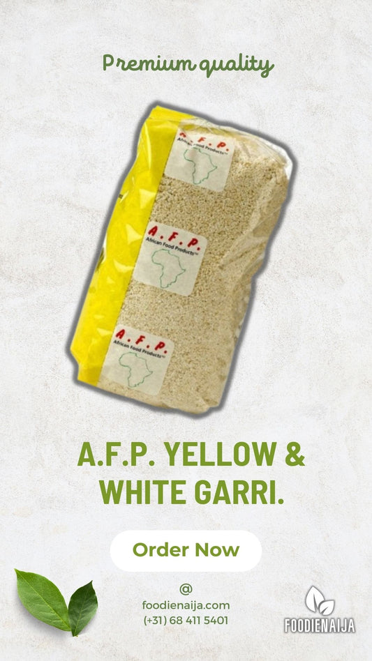 A.F.P. White & Yellow Garri.