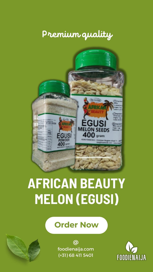 African Beauty Melon Seeds & Grounded (Egusi)